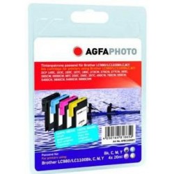 AgfaPhoto Ink, rpl LC980 Set, LC1100 Set Référence: APB1100SETD