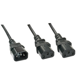 Lindy 1M C14 To 2 X Iec C13 Reference: W128370965