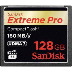 Sandisk Extreme PRO CF 160MB/S 128GB Référence: SDCFXPS-128G-X46