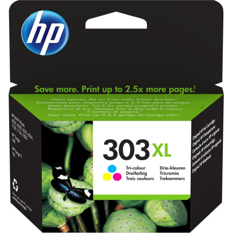 HP 303Xl High Yield Tri-Color Reference: W128263133