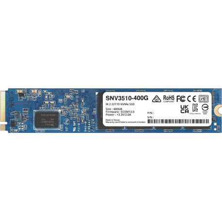 Synology SNV3510 400GB M.2 NVMe SSD Référence: W126825407