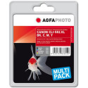 AgfaPhoto Ink B/C/M/Y 4x11 ml. Référence: APCCLI551XLSET