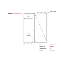 Capture Ship-label 105 x 251mm, Reference: W128792544
