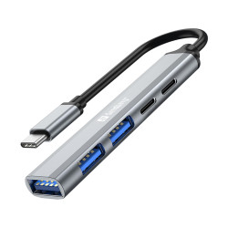 Sandberg USB-C to 3xUSB-A+2xUSB-C SAVER Reference: 336-50