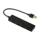 i-tec SLIM PASSIVE HUB 4P BLAC Référence: U3HUB404
