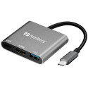 Sandberg USB-C Mini Dock HDMI+USB Reference: 136-00