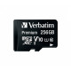 Verbatim MICRO SDXC PREMIUM UHS-I 256GB Reference: W125743309