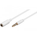 MicroConnect 3.5mm 4-pin 5m M-F White Reference: IPOD006A