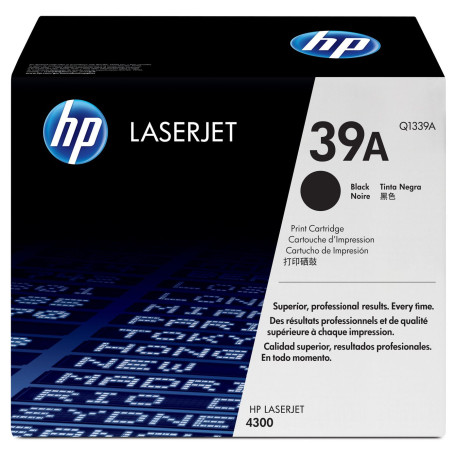 HP Toner Black LJ 4300 Reference: Q1339A