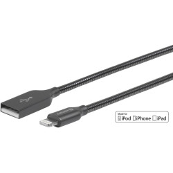 eSTUFF Lightning Cable MFI 0,5m Steel Reference: ES601065