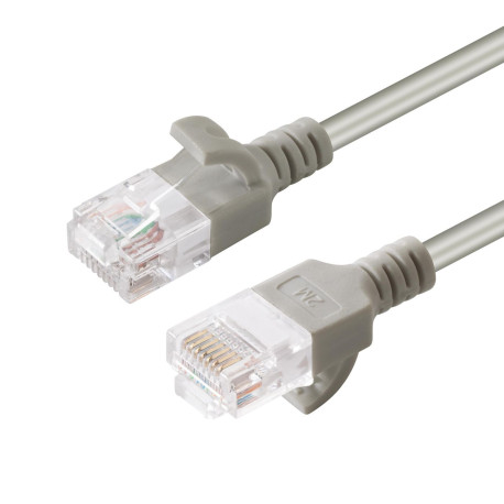 MicroConnect U/UTP CAT6 15M Grey Slim Reference: V-UTP615-SLIM