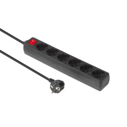 MicroConnect 6-way Schuko Socket on/off Reference: W128812638
