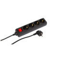 MicroConnect 4-way Schuko Socket on/off Reference: W128812659