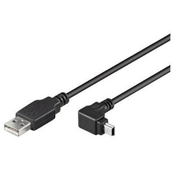 MicroConnect USB A - Mini USB Angled B 5P Référence: USBAMB52A