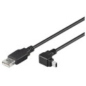 MicroConnect USB A - Mini USB Angled B 5P Référence: USBAMB52A