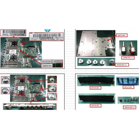 HP System Board Référence: 875073-001