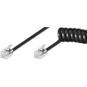 MicroConnect RJ10-RJ10 7M M/M Black Reference: MPK10700
