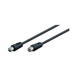 MicroConnect Coax M-F 5m Black 75 Ohm Reference: COAX050