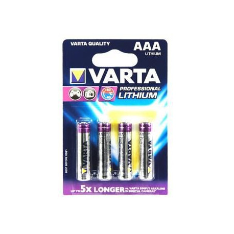Varta Professional Lithium AAA Reference: 06103301404