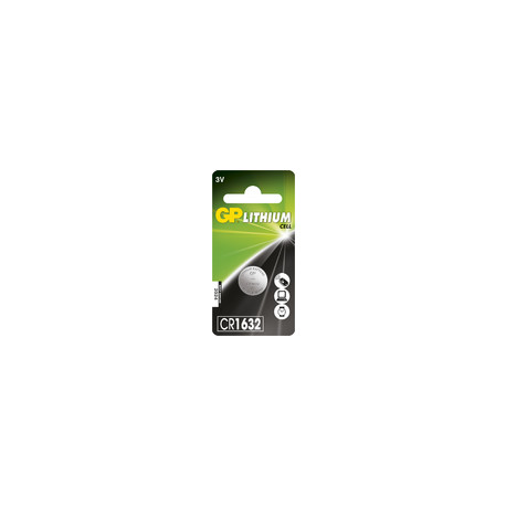 GP Batteries LITHIUM BUTTON CELL CR1632 Reference: CR1632 1-P