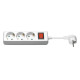 MicroConnect 3-way Schuko Socket 5m on/off Reference: W126641961