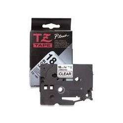 Brother Tape Black On Clear 18mm Reference: TZS141