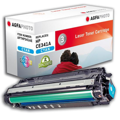 AgfaPhoto Toner Cyan, rpl CE341A / 651A Reference: APTHP341AE