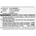 CoreParts Battery 3.52Wh Li-ion 3.7V Référence: W125993864