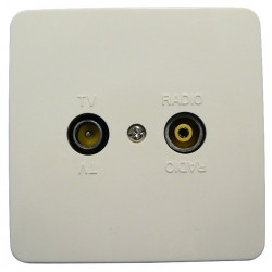Maximum Wall outlet TV/Radio finish. Reference: 63501