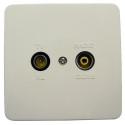 Maximum Wall outlet TV/Radio finish. Reference: 63501