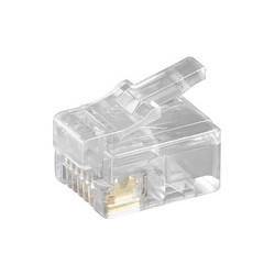 MicroConnect Modular Plug RJ12 6P6C, 10pcs Reference: KON502-10R