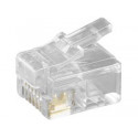 MicroConnect Modular Plug RJ12 6P6C, 10pcs Reference: KON502-10R