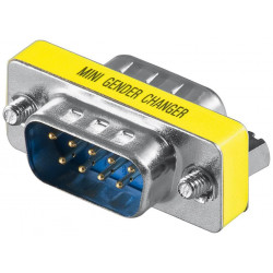 MicroConnect Mini Gender DB9 Male - Male Reference: MOD99