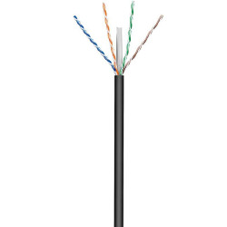 MicroConnect U/UTP CAT6 Outdoor 100m, Black Reference: KAB023-100