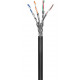 MicroConnect S/FTP CAT6 Outdoor 100m Black Reference: KAB028-100