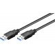 MicroConnect USB3.0 A-A 1m M-M, Black Reference: USB3.0AA1B