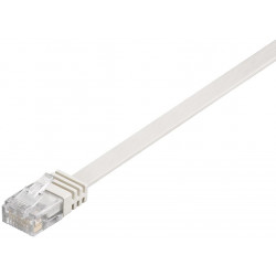 MicroConnect U/UTP CAT6 0.25M White Flat Reference: V-UTP60025W-FLAT