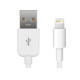 MicroConnect Lightning Cable MFI 0,5m White Reference: LIGHTNING0.5