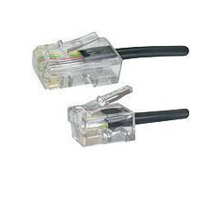 MicroConnect RJ11-RJ45 3M M/M Black Reference: MPK453S