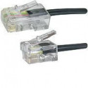 MicroConnect RJ11-RJ45 3M M/M Black Reference: MPK453S