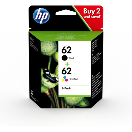 HP Ink 62 C/M/Y/K Reference: N9J71AE